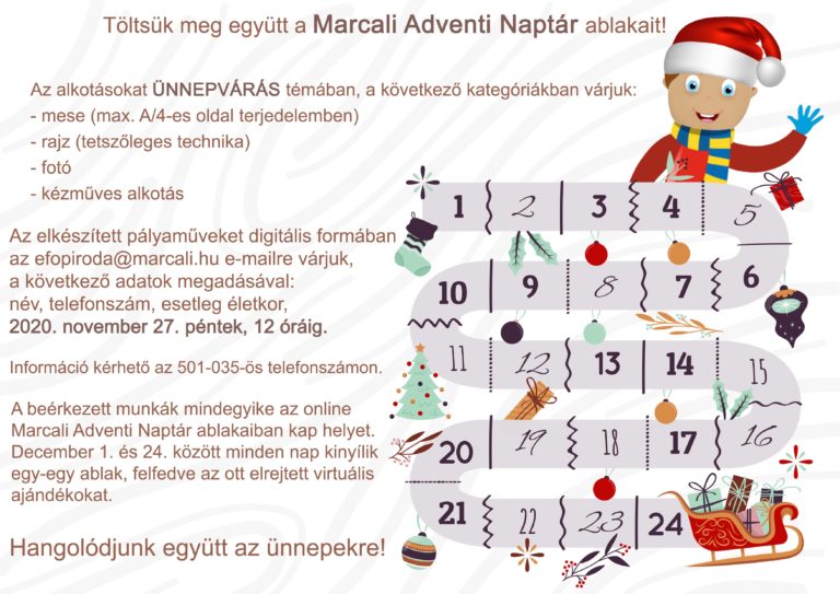 Felh&iacute;v&aacute;s Adventi napt&aacute;r